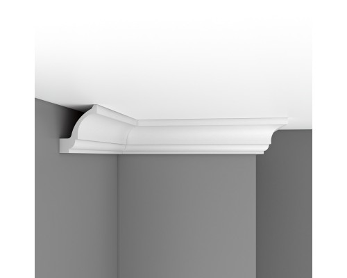 Плинтус потолочный гладкий DECOMASTER DT-85606 (115*142*2400мм)