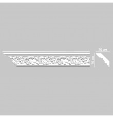 Плинтус потолочный с рисунком DECOMASTER 95775F гибкий (70*70*2400мм)