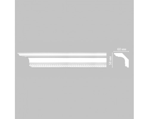 Плинтус потолочный с рисунком DECOMASTER DT-128 (58*60*2400мм)