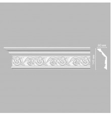 Плинтус потолочный с рисунком DECOMASTER DT-303F гибкий (143*60*2400мм)