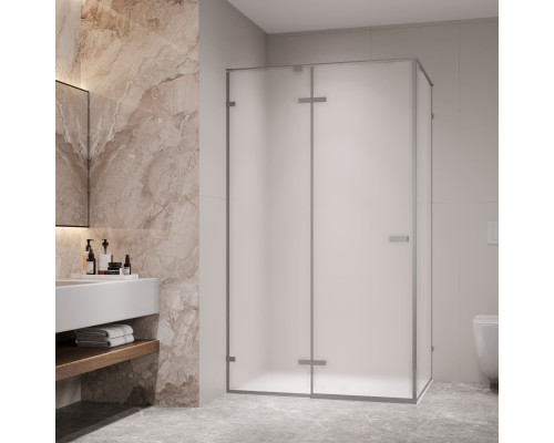 Душевой уголок с распашной дверью на петлях - RGW SV-040Gr 1000x800