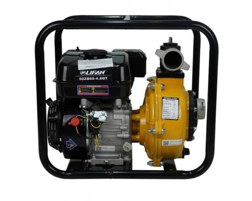Мотопомпа бензиновая LIFAN 50ZB60-4.8QT Мотопомпа бензиновая LIFAN 50ZB60-4.8QT