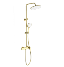 Душевая стойка Wonzon   Woghand WW-B3517-BG, брашированное золото