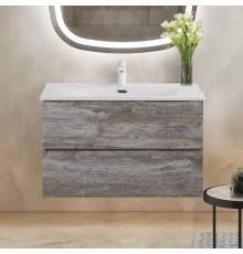 Тумба с раковиной Cezares Molveno 80, legno grigio