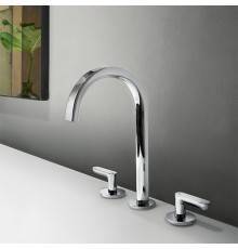 Fantini Icona Deco Смеситель для раковины, 3 отверстия, цвет: хром. 53 02 R107