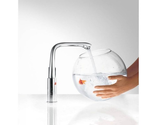 Hansgrohe Metris Смеситель для раковины, 1 отв., цвет: хром. 31087000