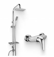 Душевой комплект Смеситель для душа Lemark Poseidon LM4233C + Стойка LM8804C