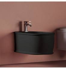 Artceram Atelier Биде подвесное 52х37см, с 1 отв под смеситель, цвет: черный матовый. ATB001 17 00 *1