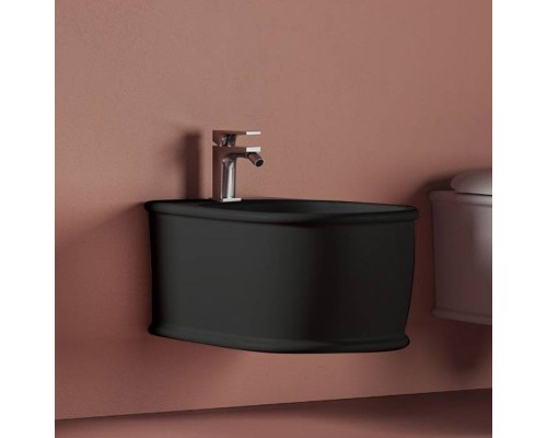 Artceram Atelier Биде подвесное 52х37см, с 1 отв под смеситель, цвет: черный матовый. ATB001 17 00 *1 Artceram Atelier Биде подвесное 52х37см, с 1 отв под смеситель, цвет: черный матовый. ATB001 17 00 *1