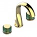THG Island Смеситель для раковины на 3 отверстия, с донным клапаном, цвет: Soft gold. U5B-F30-151