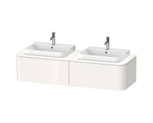 Duravit Happy D.2 Plus Тумба подвесная 160x55х35.4см, с 2 раковинами и 2 ящиками, цвет: белый глянцевый. 2360600000, HP032HB2222, HP4946B2222 Duravit Happy D.2 Plus Тумба подвесная 160x55х35.4см, с 2 раковинами и 2 ящиками, цвет: белый глянцевый. 2360600000, HP032HB2222, HP4946B2222