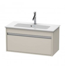 Duravit Ketho Тумба подвесная, 80x38.5х41, с раковиной, 1 выдв. ящик, цвет: серо-коричневый. KT642309191,  2342830000