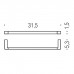 Colombo MiniQ Полотенцедержатель 31,5см, цвет: хром. B5009.CR