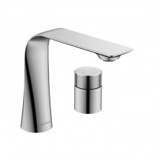 Duravit D.1 Смеситель для раковины на 2 отв. ручка-цилиндр, цвет: хром. D11120009010