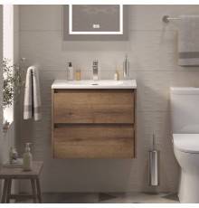 Тумба с раковиной BelBagno Kraft 39 60 rovere tabacco, раковина BB-8099-3-60