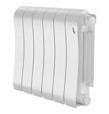 Радиатор биметаллический Royal Thermo Infinity V 300 6 секций, нижнее подключение, Bianco Traffico