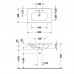 Duravit DuraStyle Раковина 80х48 см, 1 отв., с переливом, цвет: белый. 2320800000