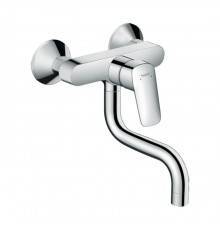 Hansgrohe Logis M31 Смеситель для раковины настенный, излив: 15см., цвет: хром. 71836000