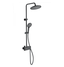 Душевая стойка Wonzon   Woghand WW-B3110-MB, матовая черная
