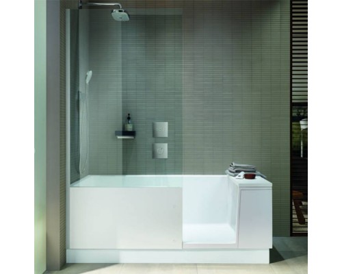 DURAVIT Shower + Bath Bathtub Ванна 170х75хh210.5см, прямоугольная с входной дверью и душевой шторкой, SX - левосторонняя, цвет: белый. 700403000000000, 791246000001000 DURAVIT Shower + Bath Bathtub Ванна 170х75хh210.5см, прямоугольная с входной дверью и душевой шторкой, SX - левосторонняя, цвет: белый. 700403000000000, 791246000001000