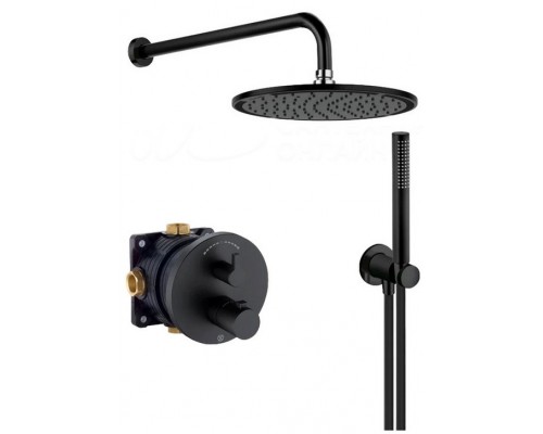 Kludi 20 831 3915 Nova Fonte Набор для комплектации душа, с терм., 7в1, Ø300 мм/микрофон, 1/1 режим 208313915