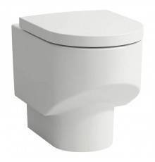 Laufen Sonar Унитаз напольный 53x37x43см, безободковый, цвет: белый матовый. 8.2334.1.757.000.1