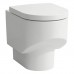 Laufen Sonar Унитаз напольный 53x37x43см, безободковый, цвет: белый матовый. 8.2334.1.757.000.1