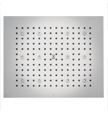 BOSSINI DREAM-RECTANGULAR Верхний душ 570x470 мм, с 12 LED (белый), блок питания/управления, цвет: хром. H37395.030