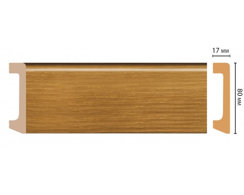 D235-73/20 Плинтус ДМ(80*17*2400 мм) D235-73/20 Плинтус ДМ(80*17*2400 мм)