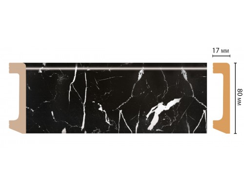D235-78/20 Плинтус ДМ(80*17*2400 мм) D235-78/20 Плинтус ДМ(80*17*2400 мм)