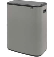Мусорное ведро Brabantia Bo Touch Bin 223129 60 л, серое