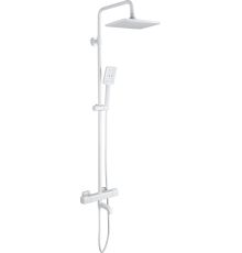 Душевая стойка Gappo G91 G2491-8 с термостатом, белая