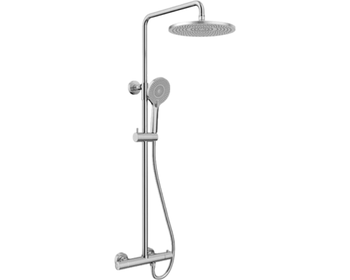 Душевая стойка Vincea Esse VSFS-1E0TCH с термостатом, хром