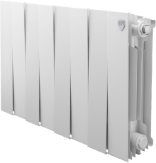 Радиатор биметаллический Royal Thermo Piano Forte 300 bianco traffico, 8 секций