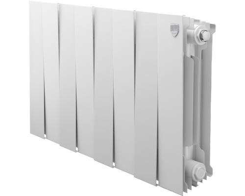 Радиатор биметаллический Royal Thermo Piano Forte 300 bianco traffico, 8 секций