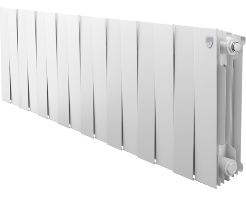 Радиатор биметаллический Royal Thermo Piano Forte 300 bianco traffico, 16 секций