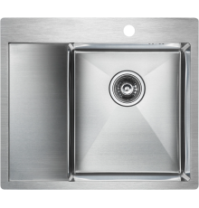 Мойка кухонная Paulmark Kroner PM225951-BSR брашированная нержавеющая сталь R