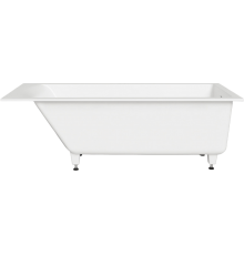 Ванна из искусственного камня Salini Cascata Kit S-Sense 170x75 см, с ножками, со сливом-переливом, с донным клапаном, матовая