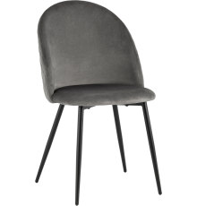 Стул Stool Group Lilly велюр антрацитовый