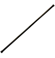 Телескопический карниз Bath Plus KKmnAK-005 черный с кольцами, 70-120 см