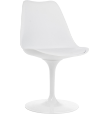 Стул Woodville Tulip поворотный, white
