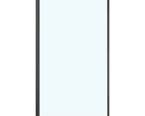 Боковая стенка Vincea Slim Soft VSG-1SS100CLB 100 см, профиль черный, стекло прозрачное (Ненадлежащее качество: замят угол профиля)