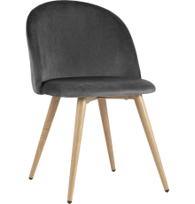 Стул Stool Group Лион NEW велюр серый