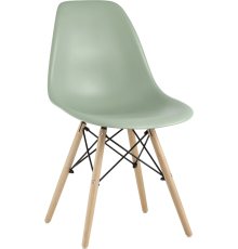 Комплект стульев Stool Group Eames DSW сборный каркас, серо-зеленый 4 шт