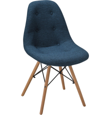 Стул R-Home Eames W Сканди блю арт, ножки натуральный бук