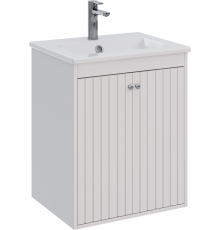 Тумба с раковиной Lemark Romance 60 белая глянцевая