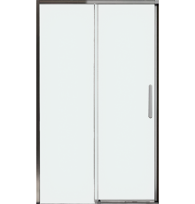 Дверь для душевого уголка Veconi Premium Trento PTD-40GR 130 см, профиль брашированный графит, стекло прозрачное