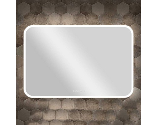 Зеркало Silver Mirrors Стив 120x80 с подсветкой, с подогревом, с часами Зеркало Silver Mirrors Стив 120x80 с подсветкой, с подогревом, с часами