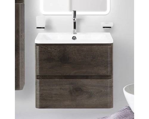 Тумба под раковину BelBagno Albano 70 подвесная, rovere nature grigio