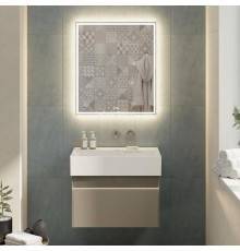 Мебель для ванной комнаты Kerama Marazzi Logica 70 подвесная, песчаная, без отверстий под смеситель